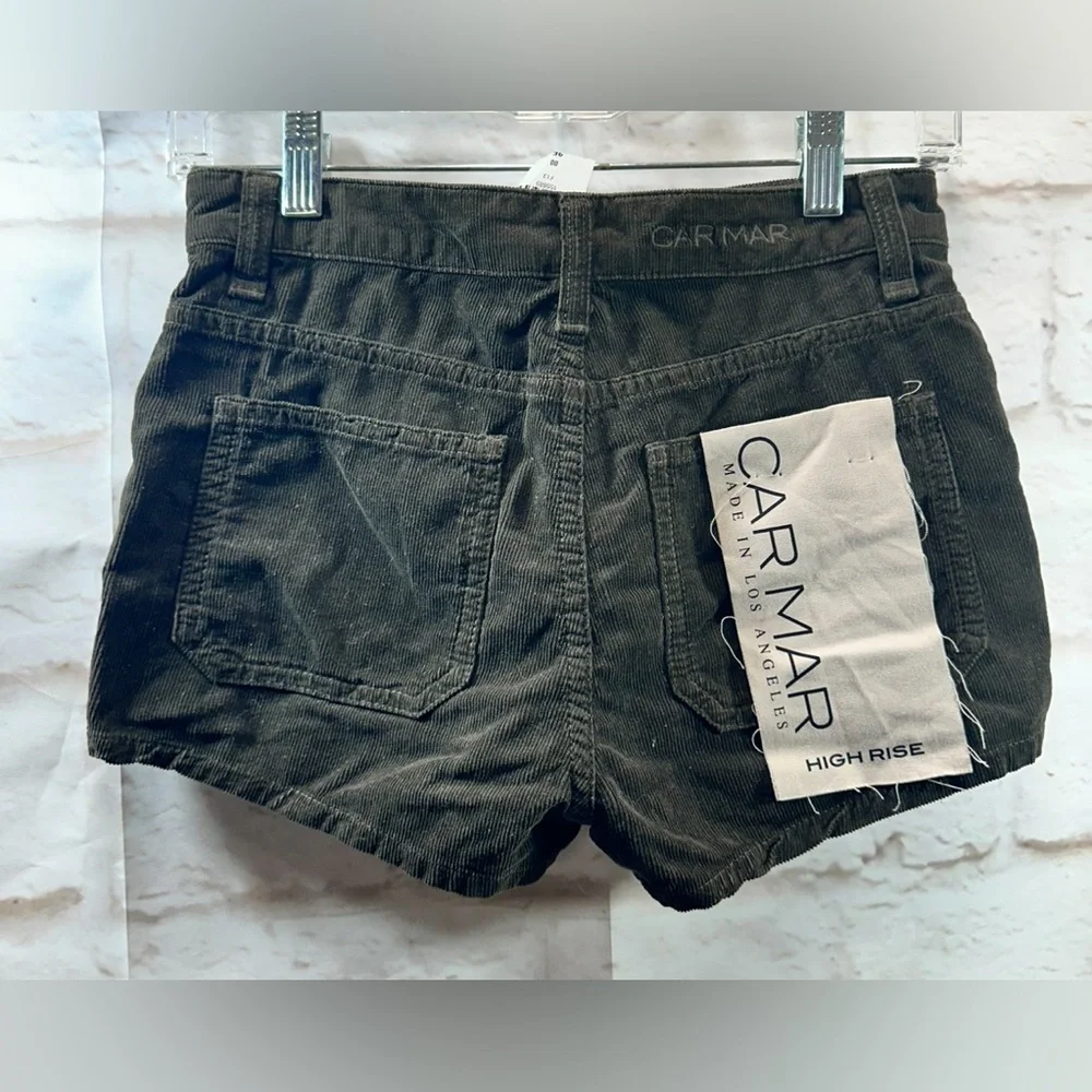 CARMAR NWT corduroy brown‎ shorts women’s size 25